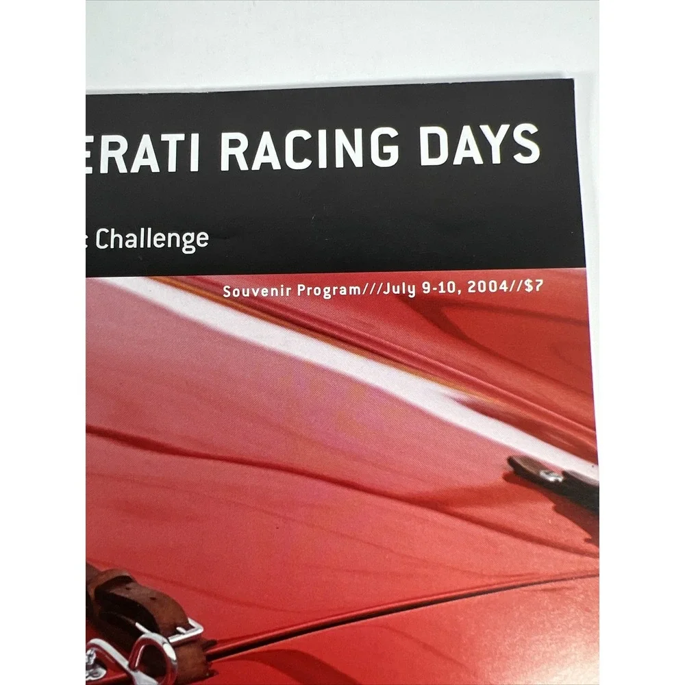 FERRARI & MASERATI RACING DAYS 2004 SHELL HISTORIC CHALLENGE Ferrari‎